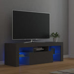 TV Cabinet with LED Lights Gray 47.2"x13.8"x15.7"