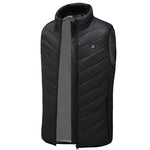 LinkMejor HV-02 Unisex 2 Zone Heating Vest 3-Gears Heated Jackets USB Electric Thermal Clothing Winter Warm Vest Outdoor Heat Coat Clothing