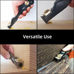 LinkMejor 2 In 1 Mini Wood Carbide Insert Scraper Glue Scraper Removal Aluminum Alloy Handle Woodworking Tool