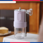 Bincoo Portable Manual Coffee Grinder with Ceramic Core Adjustable Grind Settings Travel-Friendly 25g Capacity Compact for Home & Camping