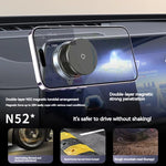 K009 Vacuum Magnetic Car Phone Holder Strong N52 Magnets 18N Force Mechanical Suction Cup Stable Three-Axis Design High Load 7kg Universal for Car Dashboard Glass Panel