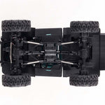 LinkMejor FCX24 Power Wagon 12401 RTR 1/24 2.4G 4WD Brushless RC Car Rock Crawler Off-Road Truck Two Speed Upgraded Chassis Metal Gears Portal Axles LED Light Oil Filled Shocks Vehicles Models Toys