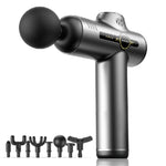LinkMejor A9 Professional Massage Gun Electric Shock Muscle Relaxation Vibration Fitness Massager For Body Neck Ladies Home Travel Fascia Gun