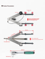 Ganwei Woodworking Panel Clamp Adjustable Height 12-100mm for 3030 Profile Aluminum Alloy & Stainless Steel Fixture for Precision Assembly