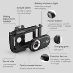 LinkMejor 3in1 100X/150X/200X Mobile Phone Microscope Lens Macro Magnifier Kits High Magnification CPL Polarized Lenses 12 LED Adjustable Modes  6 Ultraviolet Lights