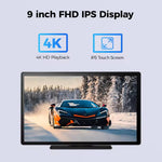 LinkMejor 9 Inch Car MP5 Player DVR Carplay 4K IPS Screen ADAS  FM Wireless Bluetooth Radio Carplay Android Auto Audio Player for IOS/Android