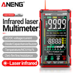 LinkMejor 622B Digital Smart Multimeter 10A Tester Meter Auto Range True RMS DC/AC 9999 Multitester With Laser Lamp Capacitance Ohm