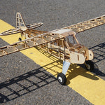 LinkMejor J3 Cub 1010mm Wingspan Balsa Wood RC Airplane Trainer KIT