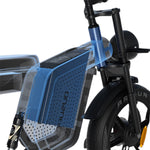 LinkMejor X60 Electric Bike 48V 23AH Battery 750W*2 Dual Motors Recommended Top Speed 25KM/H 20inches Tires 80KM Max Mileage 150KG Max Load Electric Bicycle