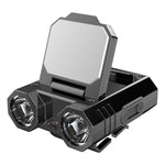 Mini Rechargeable Head Lamp XPE Hat Clip Light Stepless Dimming Rechargeable LED Headl Light for Camping Night Cycling Emergencies