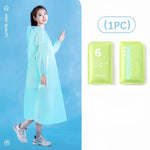 IPRee Portable Thickened Raincoat Travel Outdoor Rainwear Waterproof Women And Men Disposable Camping Rain Cover Travel Supplies