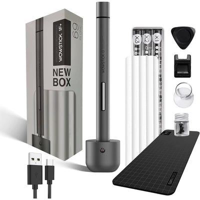 Wowstick 1F+ Electric Screwdriver 64 in 1 Dual Mode Cordless 3 LED Lights Lithium-ion Battery Alloy Steel Tri-Angle Screw Bits