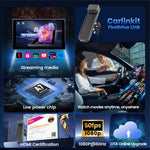 FireDrive Link Pro 3-In-1 Wireless Adapter Wireless Android Auto CarPlay For Fire TV Stick Lite/Max/HD Play Video
