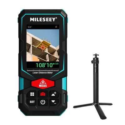 Laser Measure, MiLESEEY S7 PRO 330Ft/100m Laser Distance Meter, Rechargeable Multifunctional Laser Measurement Tool with Pointfinder Camera,P2P Technology, Perfect for Outdoor Long-Range Measuring
