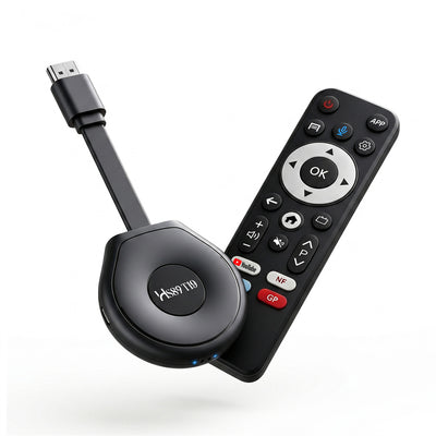 HS89 T19 2GB+16GB/4GB+32GB Android 14.0 TV Stick RK3539 Quad Core 4K Ultra HD WiFi 6 bluetooth 5.4 AV1 Voice Remote Control Streaming Media Player Plug and Play