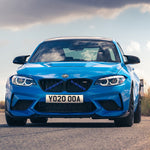 2pcs Front Grille Trim Strips Cover Frame Stickers Modified Decorative Strips For BMW 1 2 3 Series F20 F21  F22 F23 F44 F45 F46