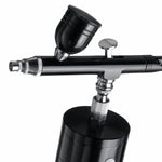 Black Portable Rechargeable Mini Electric Small Airbrush Air Pump Set Marker Pen Atmospheric Pressure Model Spray Paint Color Painting