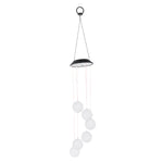 6cm Ball/Hummingbird/Sea Urchin/Butterfly Solar Wind Chime Light Waterproof Home Bedroom Decoration Supplies