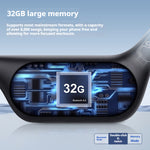 X7S Bone Conduction bluetooth Earphone Swimming Headset Neckband IPX8 Waterproof Deep Bass Built-in 32G Memory Flexible Silicone Ergonomics Neckband Sports Headphones
