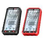 LinkMejor 620C Digital Multimeter 6000 Counts AC/DC Voltage Current Tester with Backlit Screen Auto Power Off and Flashlight