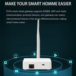 Tuya Zigbee3.0 Smart Hub Wired Gateway with Network Cable Socket Smart Life APP Remote Timing Function Central Controller Works with Alexa Google Home