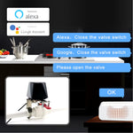 Tuya Zigbe Smart Gas Valve Garden Water Shut Off Timer Irrigation Controller Work with Alexa Google Assistant Smart Life APP