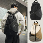 IPRee Outdoor Multifunction Waterproof Camping Travel Drawstring Backpack Men Women Techwear Style Hip Hop Crossbody Laptop Bag