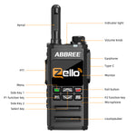 LinkMejor GP-268 Walkie Talkie Zello POC Network Bluetooth WIFI 4G SIM Card Android Long Range Communicator