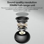 Yesido YSW33 Wireless Bluetooth Speaker Small Steel for Cannons Speaker 35MM Speaker Full-Range Unit Bluetooth Speaker
