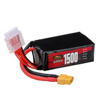 LinkMejor 6S 22.8V 1500mAh 60C 34.2Wh LiPo Battery XT60 Plug for RC Drone