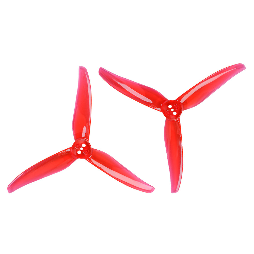 2 Pairs / 6 Pairs Gemfan 4023-3 4023 4 Inch 3-blades PC Propeller 1.5mm 3 Holes Compatible with 1505-3600KV Motor for RC Drone FPV Racing