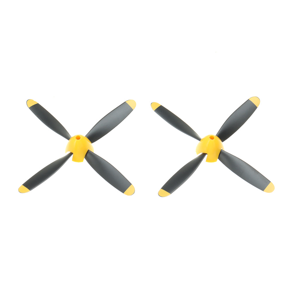 VolantexRC Mini Mustang P-51D RC Airplane Fixed Wing Spare Part 4-Blade Propeller Full Set
