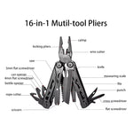 28 in 1 Outdoor Multifunctional Plier Tool Stainless Steel Professional Folding Screwdriver Camping Tactical Multi-purpose Knife