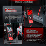 LinkMejor HT82A Smart Digital Multimeter 4000 Counts Auto Ranging True RMS AC DC Voltage Tester LED Backlit Continuity Phase Test Multimeter