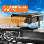 12V/24V Portable Mini Car Heater Defogger Windshield Defrosting Car Windshield Defroster Machine Winter Warmth & Heating