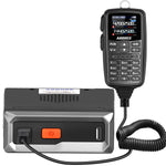 LinkMejor AR-7600 V2 30W GPS Dual Band Walkie Talkie with NOAA Weather Alert Air Band Receive DTMF 500 Channels Long Range Wireless Copy Frequency Mobile Ham Radio for Car Vehicle