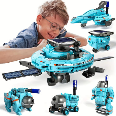 6in1 STEM Solar Robot Kit Kids Educational Building Science Experiment Toys Children Boys Girls Birthday Gifts