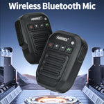 LinkMejor Walkie Talkie Wireless bluetooth Handheld Speaker Mic Shoulder Microphone for BaoFeng Quansheng Two Way Radio Accessories