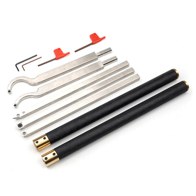 Ganwei Wood Rotary Hollow Turning Tool With Carbide Alloy Insert Cutter Aluminum Alloy Handle For Lathe Cutter Turning Tools