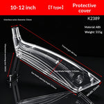 T-Shape Table Saw Guard Transparent ABS Cover 4-12 Inch Vacuum Connectable Woodworking Safety Dust Collection Shield