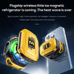 LinkMejor CX12 Mobile Phone Cooler Magnetic Clip with Detachable Battery Digital Display Semiconductor Ice Cooling Radiator with AI