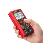 LinkMejor M118A Digital 6000 Counts Auto Range True Rms Mini Multimeter Transistor Meter with NCV Data Hold Flashlight