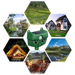 LinkMejor Solar Animal Repeller Ultrasonic Animal Repellent with PIR Motion Sensor and LED Flash Light For Cat / Mole / Dog / Squirrel / Deer / Fox