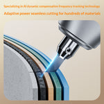 Awgem KE5 Cordless Ultrasonic Cutter 45W 2-in-1 Cutting & Grinding Tool with Replaceable 3000mAh Battery 5 Adjustable Speeds