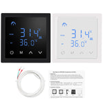 Intelligent Thermostat 16A Floor Heating Temperature Controller with LED Touch Screen 85-265V Electric Heating Control