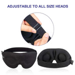 LinkMejor Sleep Eye Cover For Men and Women 3D Contour Cup Sleep Concave Molded Night Sleep Blackout Soft and Comfortable Travel For Yoga Nap