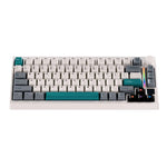 Upgrade LinkMejor TK75 SOCD Mechanical Keyboard with 0.85-inch LCD Display Tri-mode ARGB LEDs Gasket Structure 8000mAh Battery 8K Polling ISO DE & US Layout Gaming Keyboard
