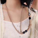 Mobile Phone Lanyard Hand-braided Strap Cord Neck Hanging Phone Chain Key Strap for Mobile Smartphone