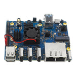 LinkMejor 5 Plus Cooling Fan Aluminum Heat Sink Dissipation with Thermal Pads CPU Chip Cooling for OPI 5 Plus Board