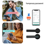 LinkMejor M5 Tuya BLE Smart Fingerprint Door Lock Electronic Lock with Password/Key/Card/Tuya APP Unlock Smart Doorlock